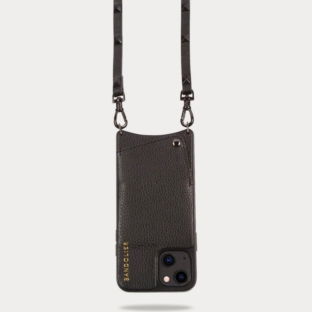 Bandolier Pebble Leather Crossbody Phone Case, iPhone XR
